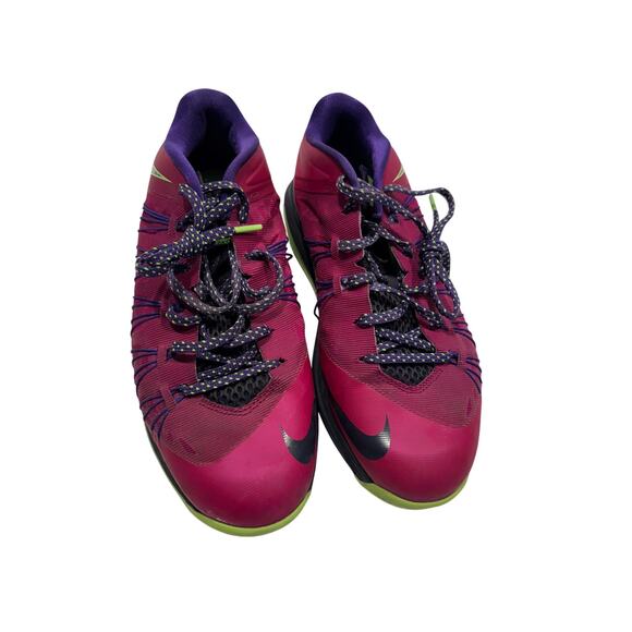 Nike Air Max Lebron X Low Basketball Shoes 10 Rasbperry LeBroncurial Athletic - Picture 3 of 11